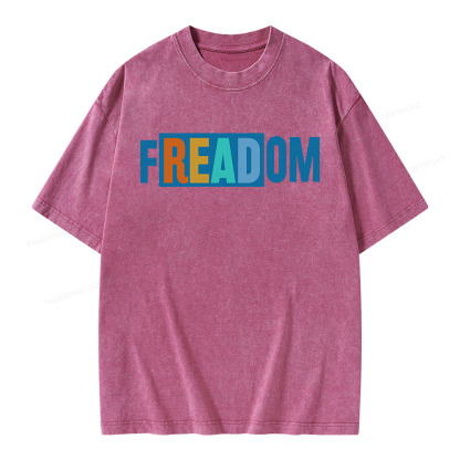 Pagewings Freadom Unisex Washed T-shirt