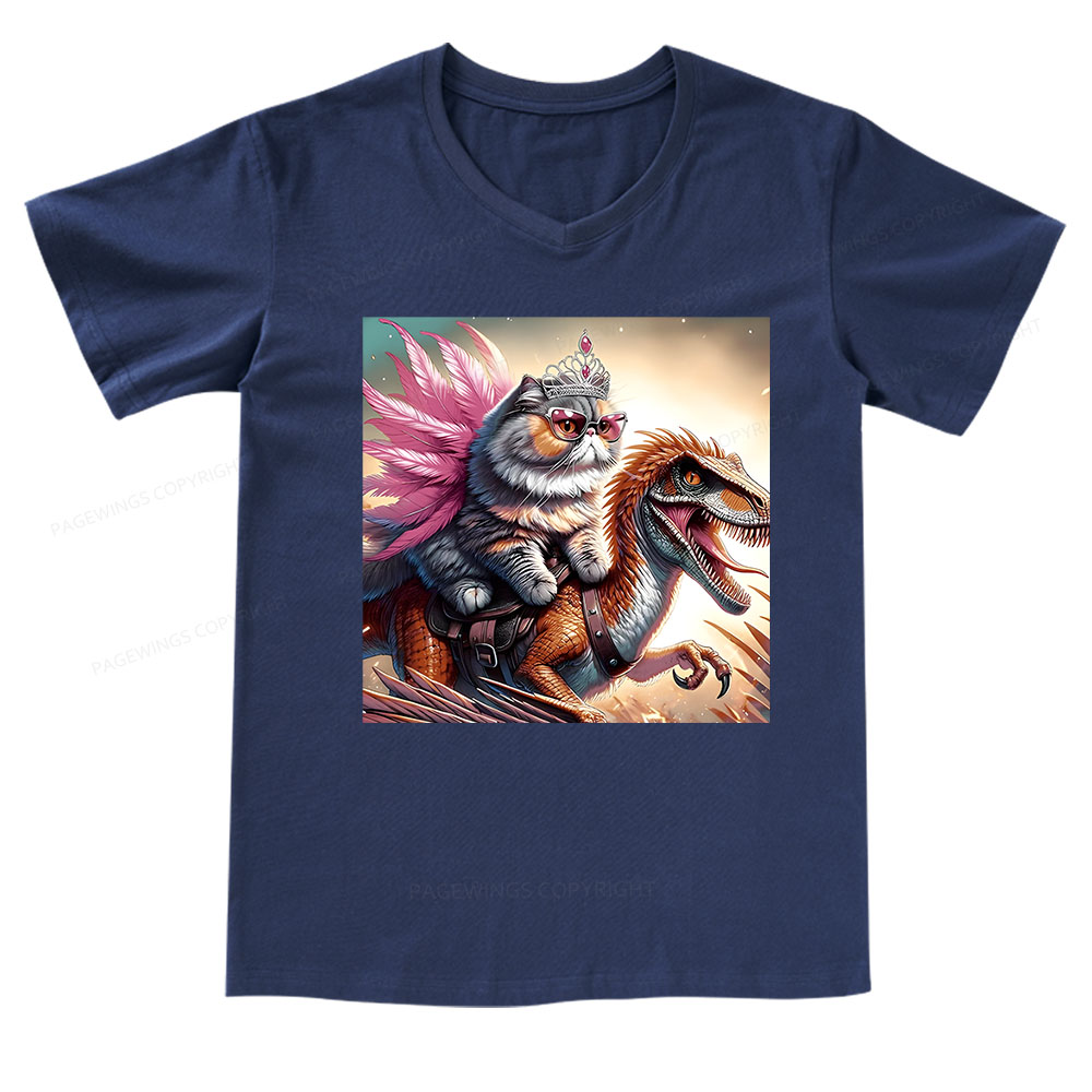 Pagewings Crawler Carl V-neck T-shirt