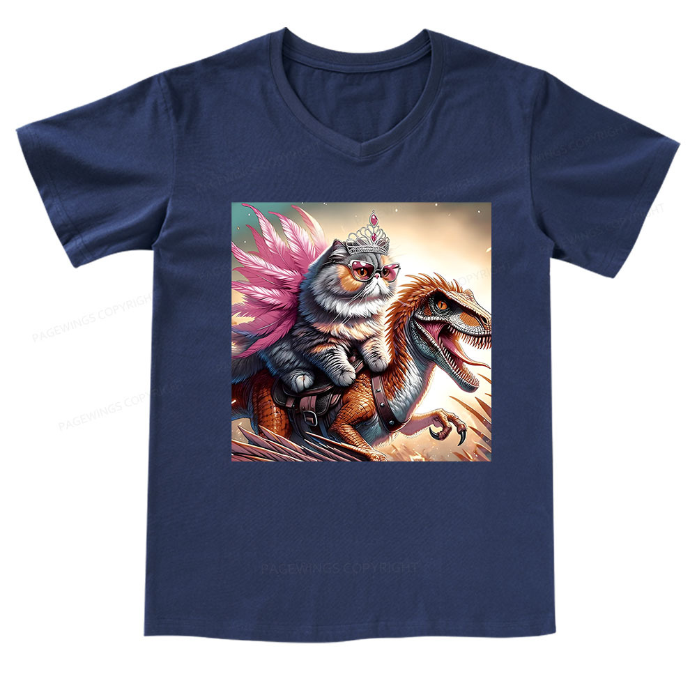 Pagewings Crawler Carl V-neck T-shirt