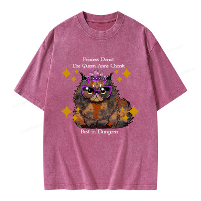 Pagewings Princess Donut Unisex Washed T-shirt