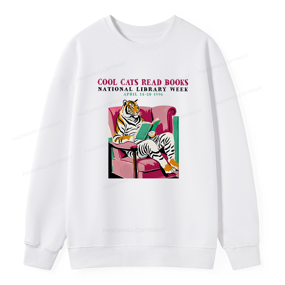Pagewings Library Week Poster 1996 Unisex Classic Sweatshirt