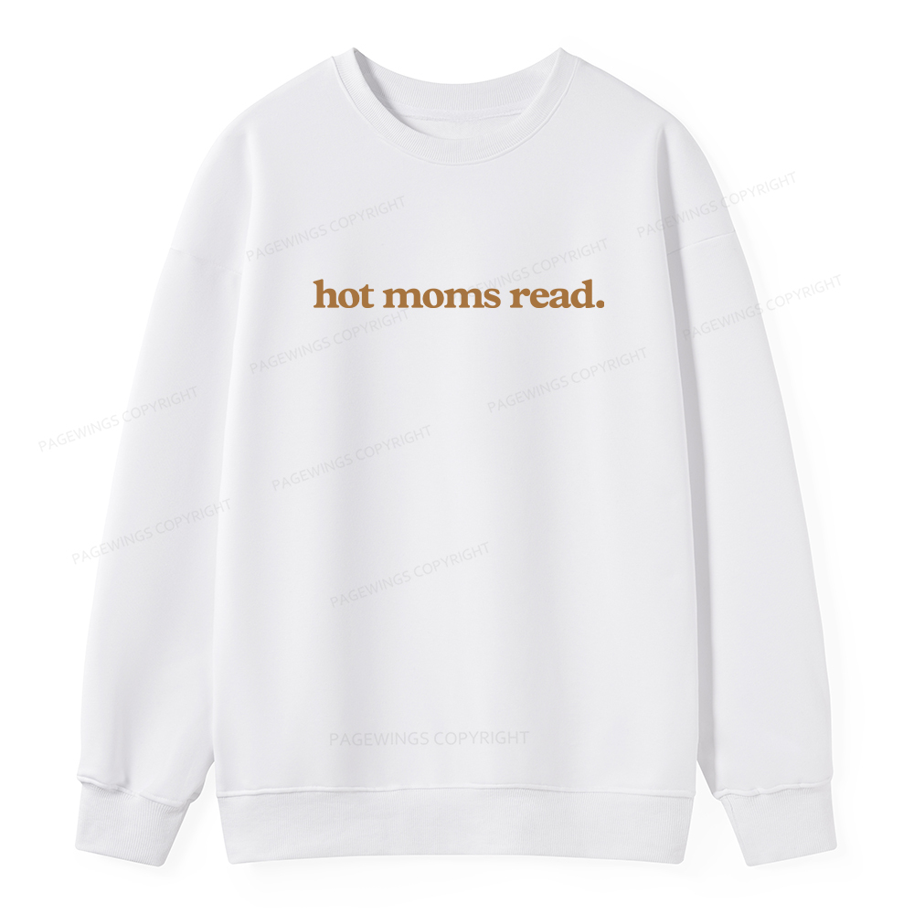 Pagewings Hot Moms Read Unisex Classic Sweatshirt
