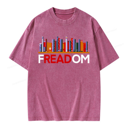 Pagewings Freadom Unisex Washed T-shirt