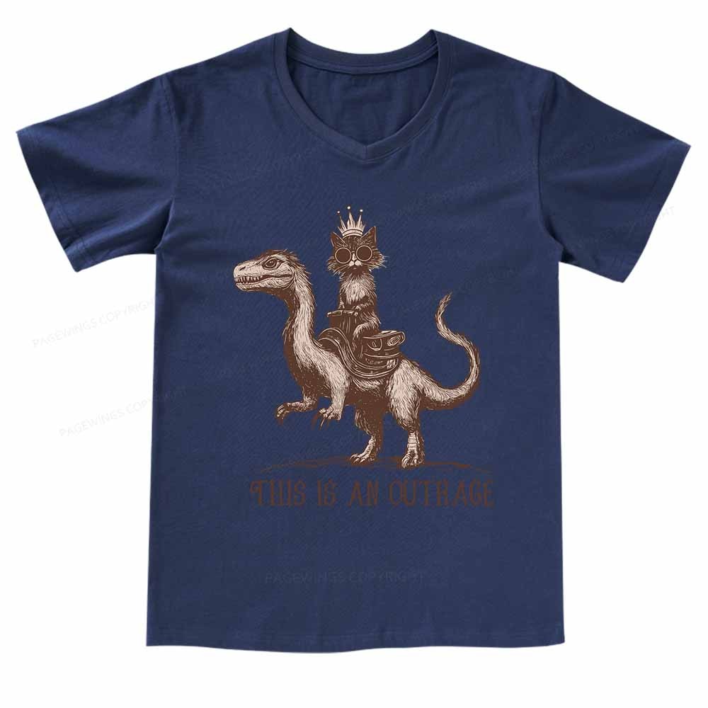 Pagewings Princess Donut  V-neck T-shirt