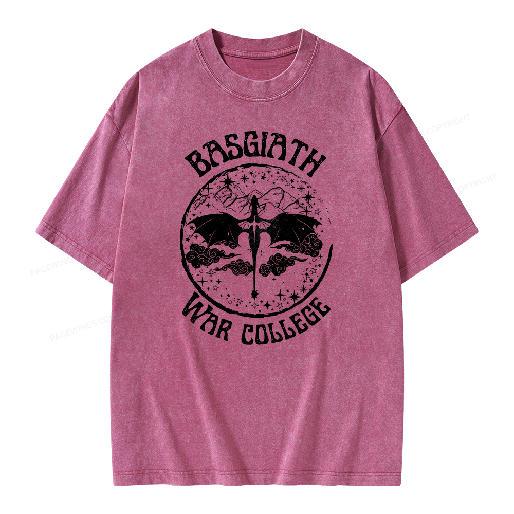 Pagewing Fouth Wings Unisex Washed T-shirt