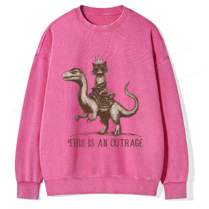 Pagewings Princess Donut Unisex Washed Sweatshirt