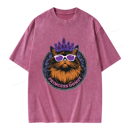 Pagewings Princess Donut Unisex Washed T-shirt