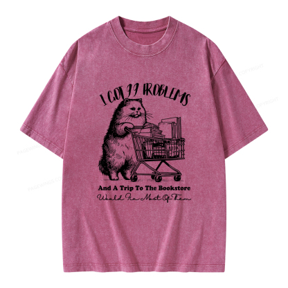 Pagewings I Got 99 Problems Unisex Washed T-shirt