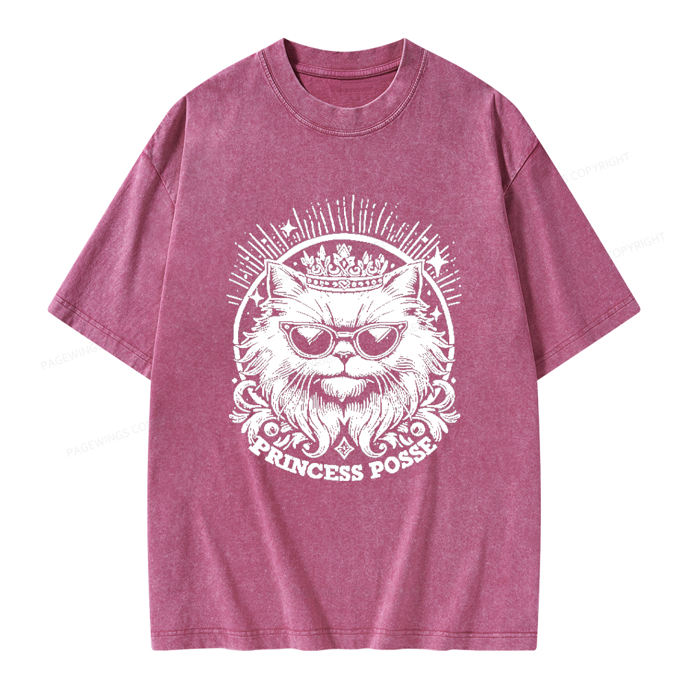Pagewings Princess Posse Unisex Washed T-shirt