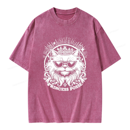 Pagewings Princess Posse Unisex Washed T-shirt