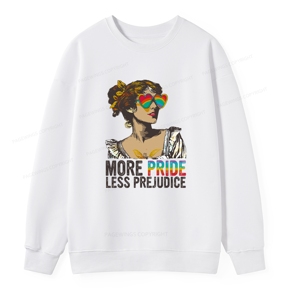 Pagewings More Pride Less Prejudice Unisex Classic Sweatshirt