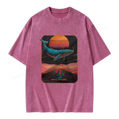 Pagewings Oh No, Not Again Unisex Washed T-shirt