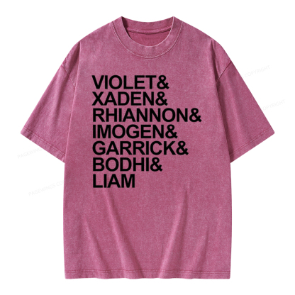 Pagewing Fourth Wing MC Classic T-Shirt Unisex Washed T-shirt