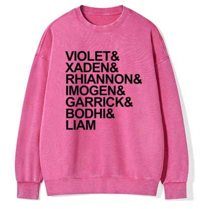 Pagewin Fourth Wing MC Classic T-Shirt Unisex Washed Sweatshirt