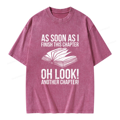 Pagewings Another Chapter Unisex Washed T-shirt
