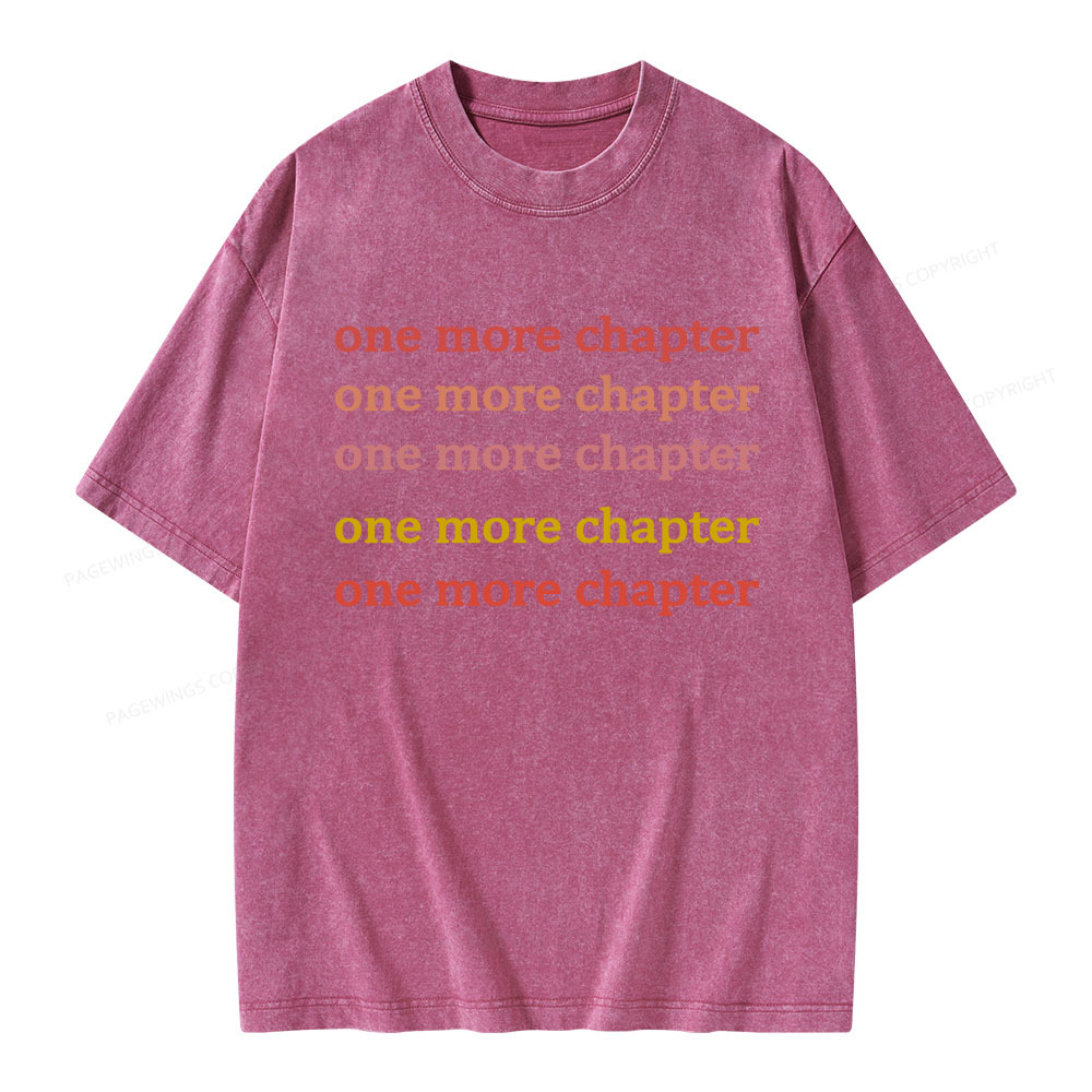 Pagewings One More Chapter Unisex Washed T-shirt