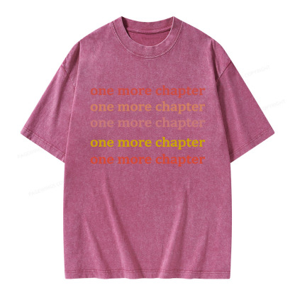 Pagewings One More Chapter Unisex Washed T-shirt