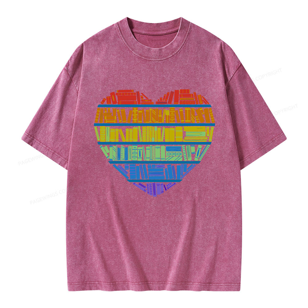Pagewings All Love for knowledge Unisex Washed T-shirt