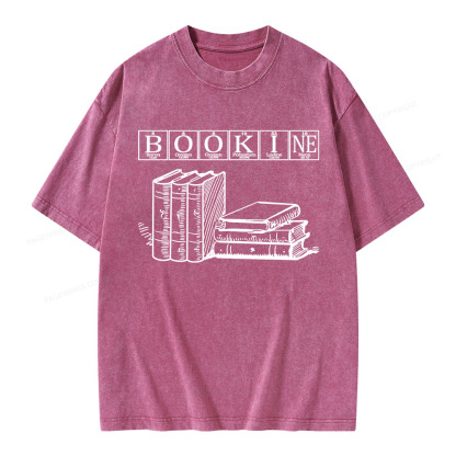 Pagewings Bookine Boron Oxygen Unisex Washed T-shirt