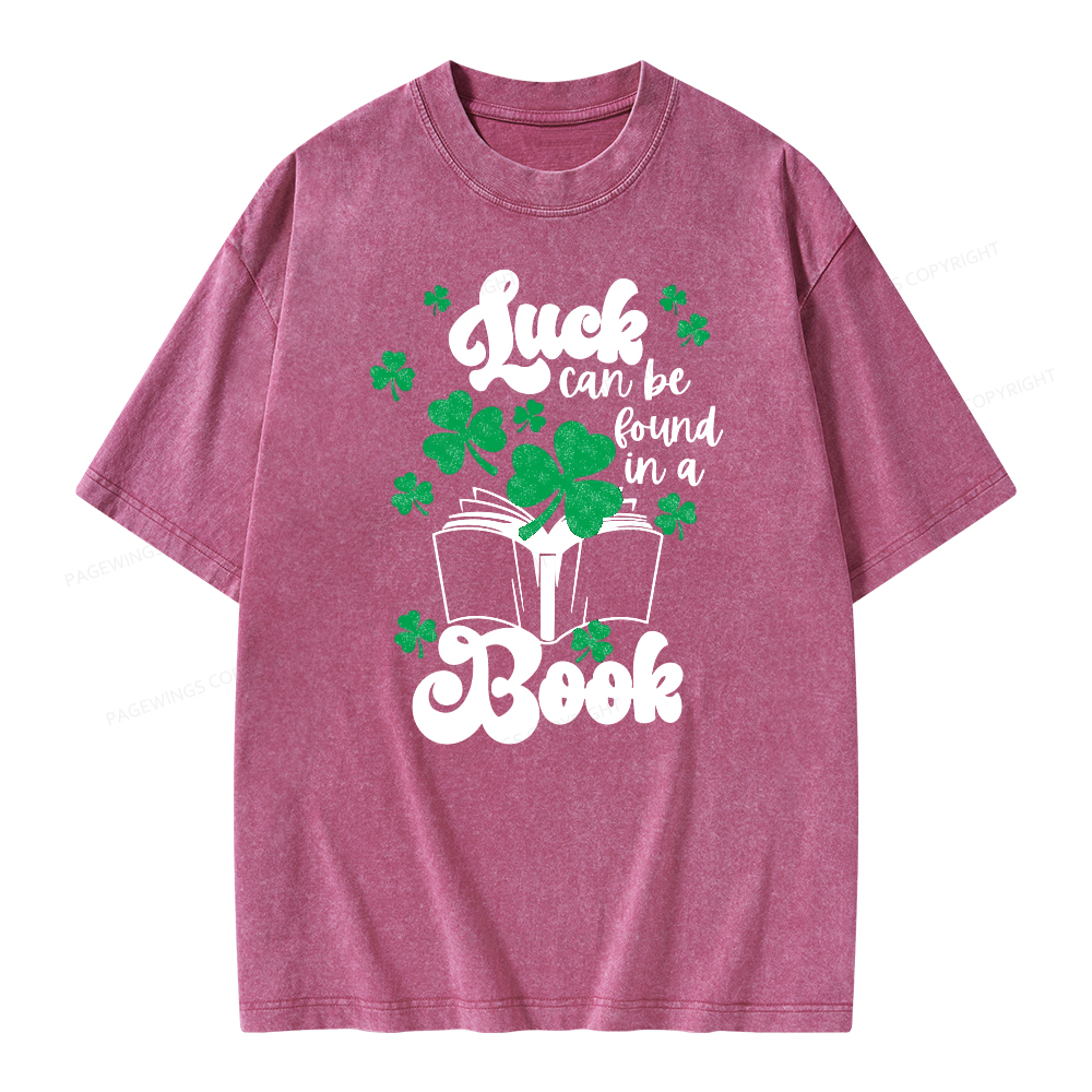 Pagewing Book Lover Shirt, Teacher Book Shirt Unisex Washed T-shirt