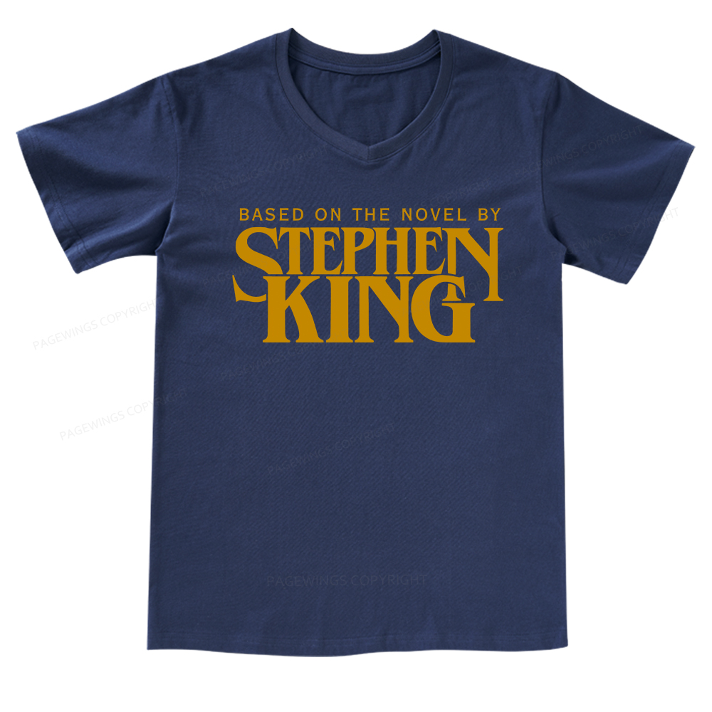 Pagewings Based On A Novel By Stephen King V-neck T-shirt