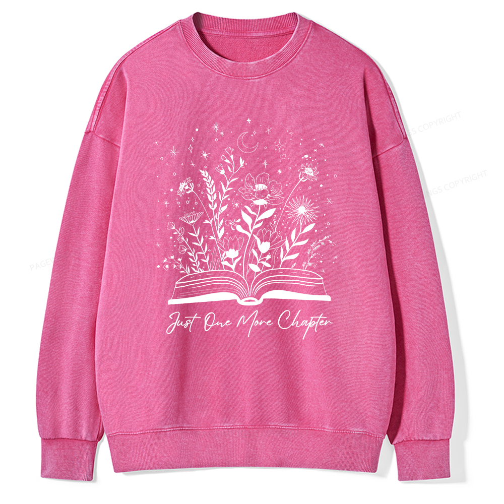 Pagewing Gift For Book Lover, Reading Shirt Unisex Washed Sweatshirt