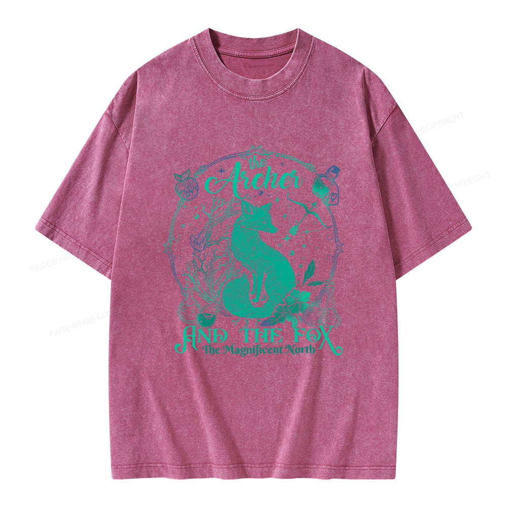 Pagewings The Magnificent North Unisex Washed T-shirt