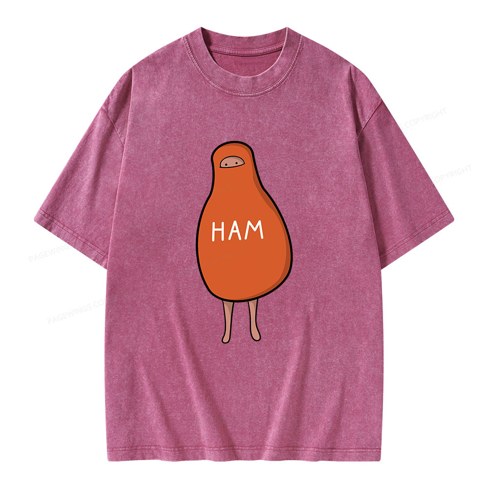 Pagewings Scout Ham Unisex Washed T-shirt