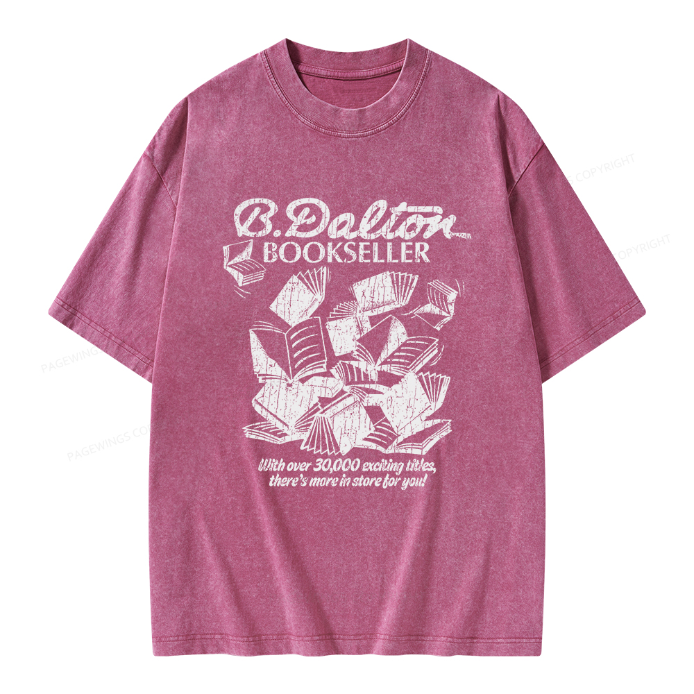 Pagewings B. Dalton Bookseller Unisex Washed T-shirt