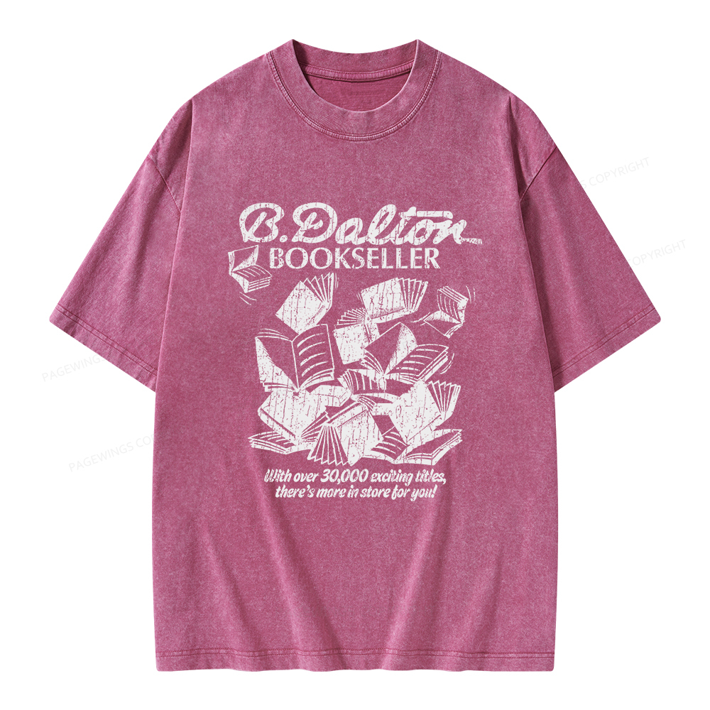 Pagewings B. Dalton Bookseller Unisex Washed T-shirt