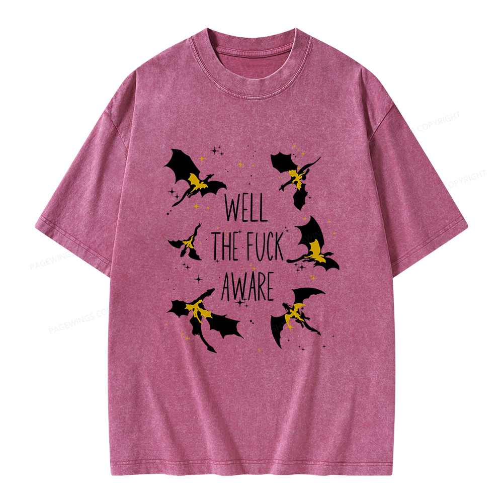 Pagewings Xaden Riorson Quote Unisex Washed T-shirt