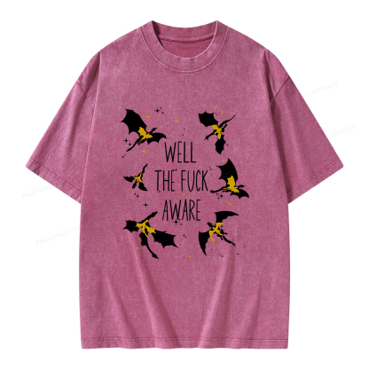 Pagewings Xaden Riorson Quote Unisex Washed T-shirt