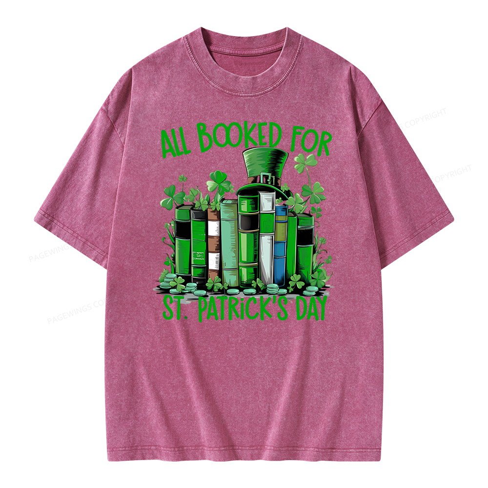 Pagewing Bookish Shirt,Funny Book Lover Shirt Unisex Washed T-shirt