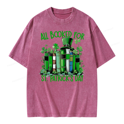 Pagewing Bookish Shirt,Funny Book Lover Shirt Unisex Washed T-shirt