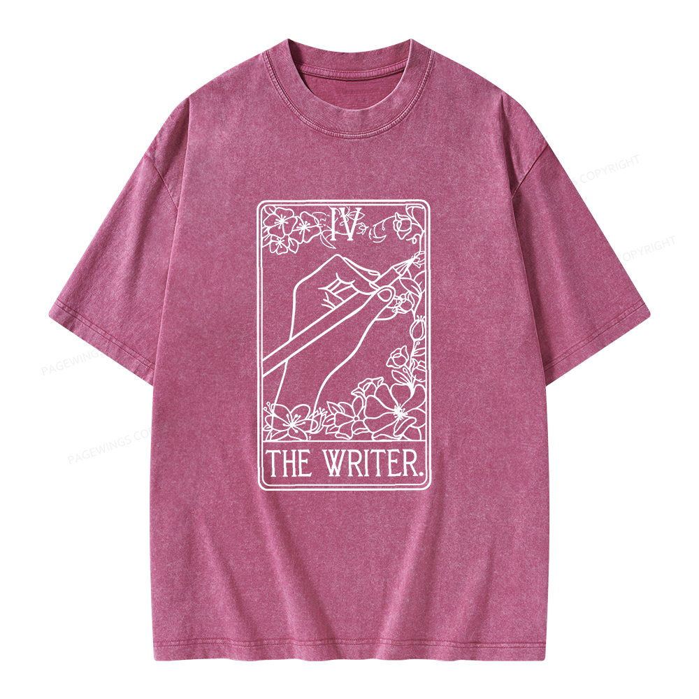 Pagewings The Writer Unisex Washed T-shirt