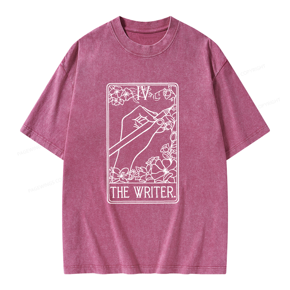 Pagewings The Writer Unisex Washed T-shirt