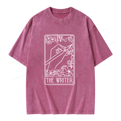Pagewings The Writer Unisex Washed T-shirt