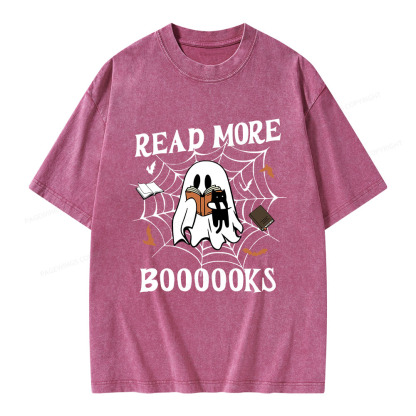Pagewings Read More Boooooks Unisex Washed T-shirt