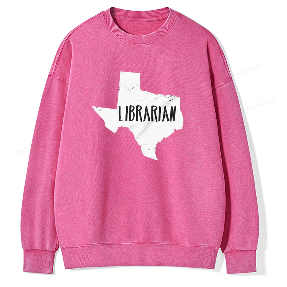 Pagewings Thanku Next Chapter Unisex Washed Sweatshirt