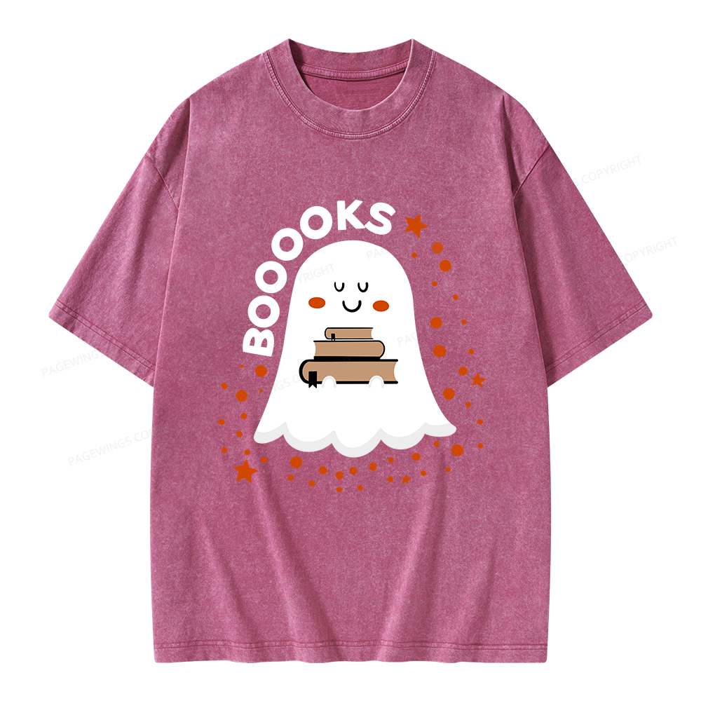 Pagewings Booooks Unisex Washed T-shirt