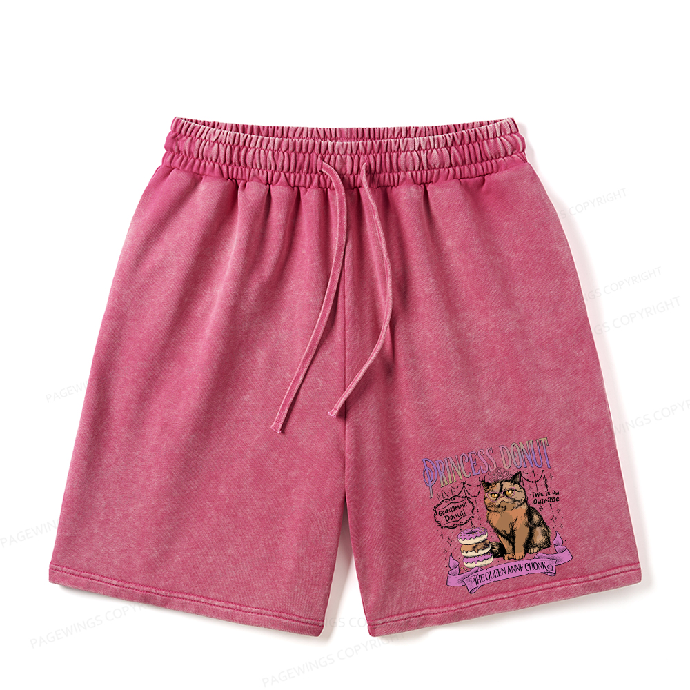 Pagewings Sci-Fi Book Lovers Unisex Washed Shorts