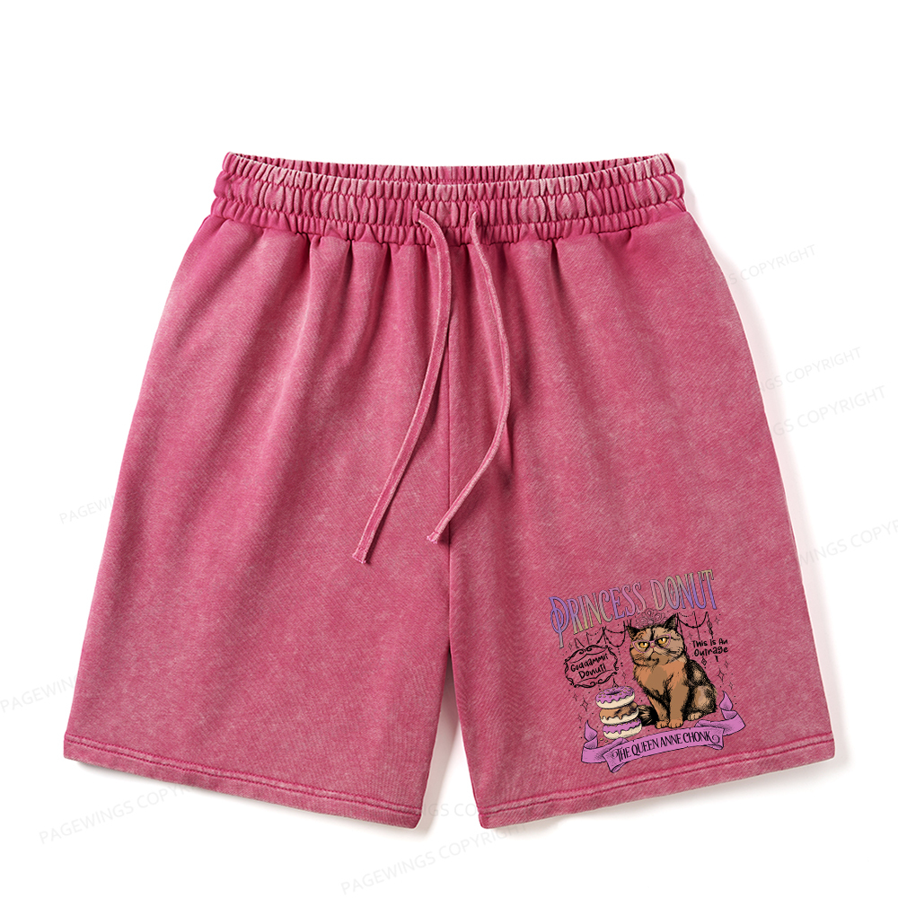 Pagewings Sci-Fi Book Lovers Unisex Washed Shorts