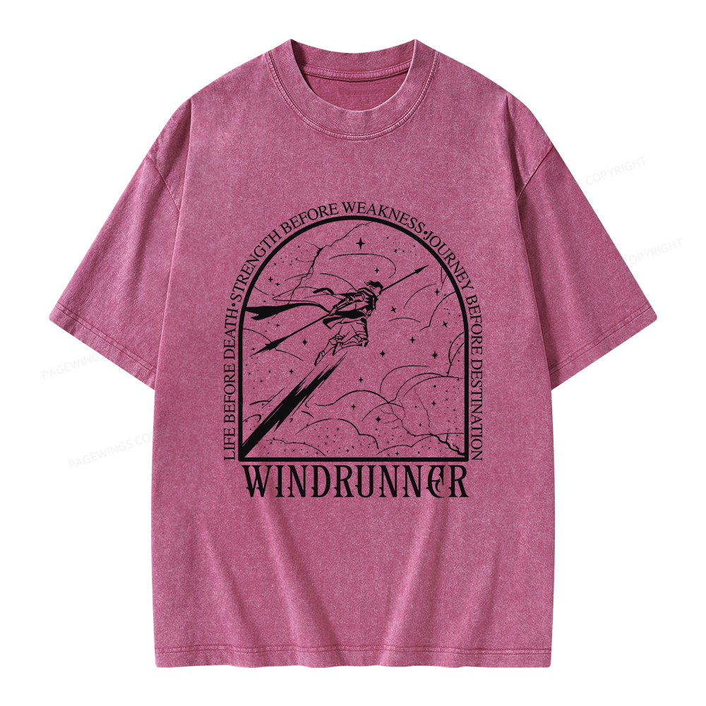 Pagewings Windrunner Unisex Washed T-shirt