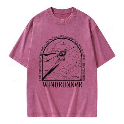 Pagewings Windrunner  Unisex Washed T-shirt