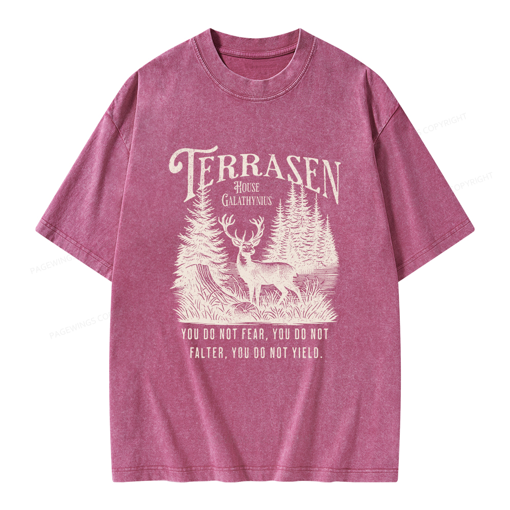 Pagewings Terrasen Unisex Washed T-shirt