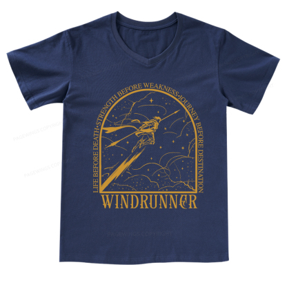 Pagewings Windrunner V-neck T-shirt