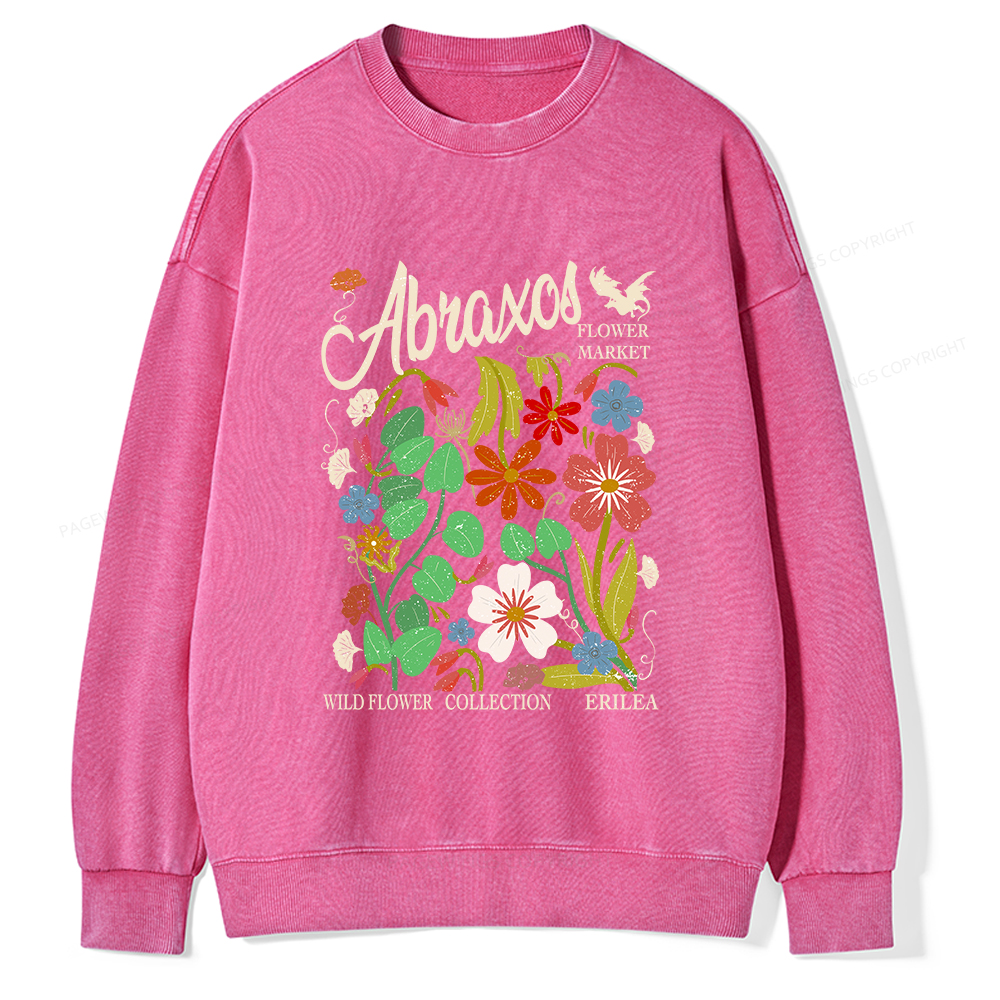 Pagewings Abraxos Unisex Washed Sweatshirt