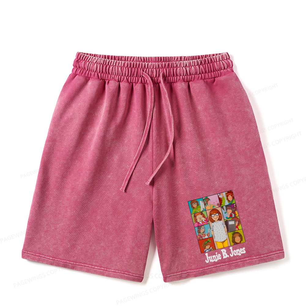 Pagewings Junie B Jones Unisex Washed Shorts