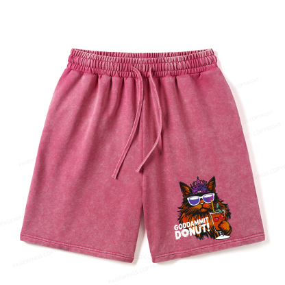 Pagewings Read Sci-Fi Book Unisex Washed Shorts