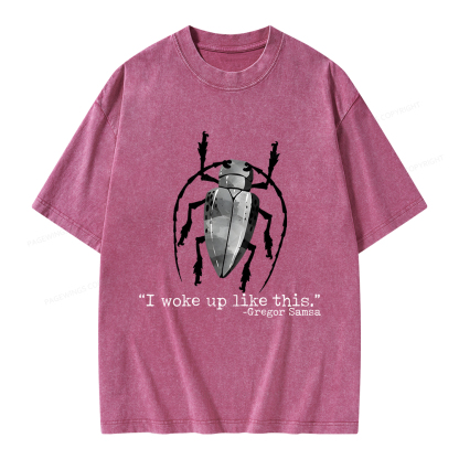 Pagewings I Woke Up Like This Unisex Washed T-shirt